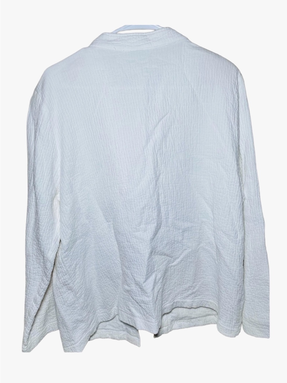 Women’s Focus Waffle Pattern Off White Cream Size 100% Cotton‎ Size XL